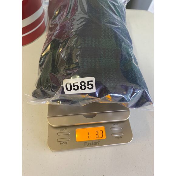 Charter Club Sweater Turtleneck Black Watch Plaid Old Money Preppy Womens Medium - Picture 9 of 9